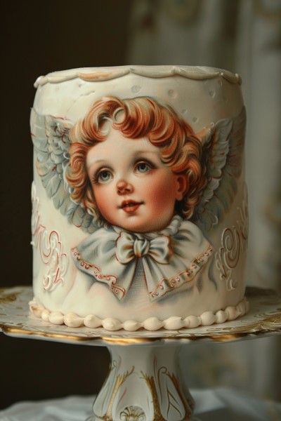 Cute Angel Cake