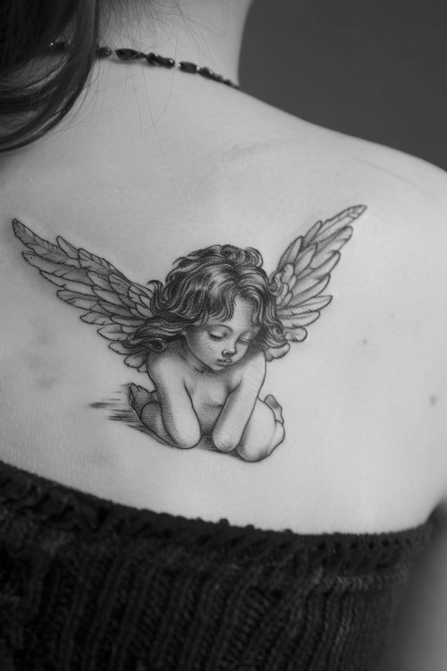 Angel Shoulder tattoo