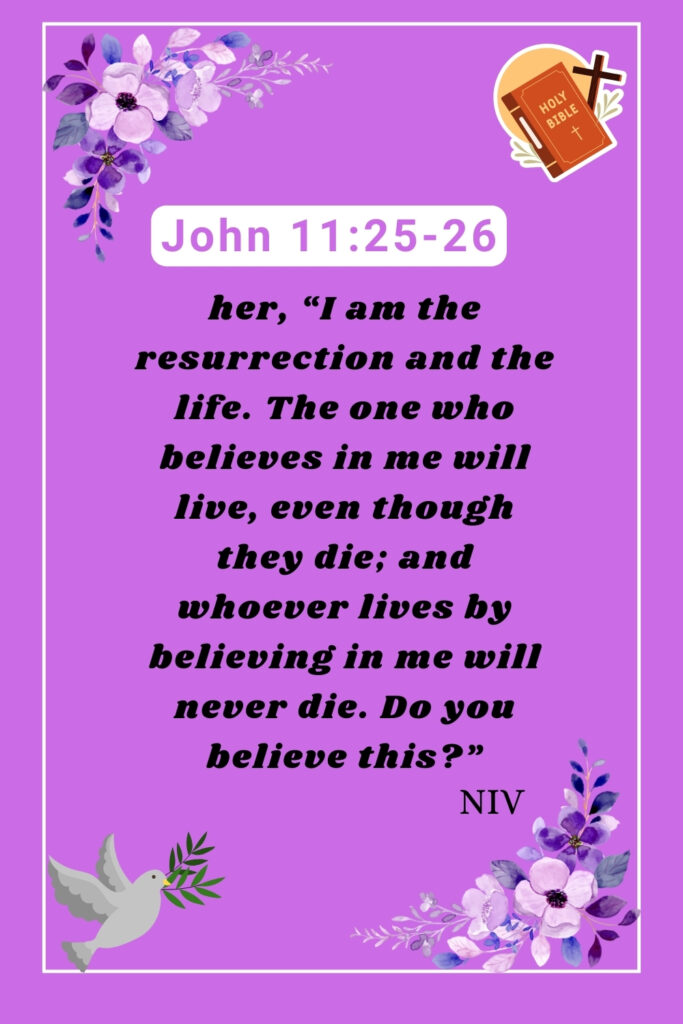 John 11:25-26 Pin