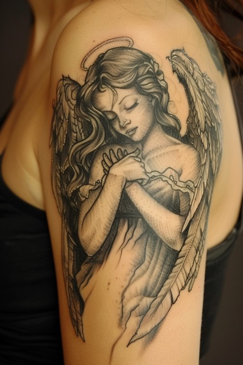 Angel Tattoo Shoulder