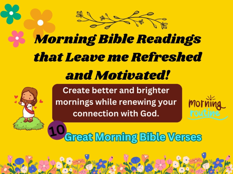 Morning Motivation: Exhilarating Christian Morning Ritual Ideas