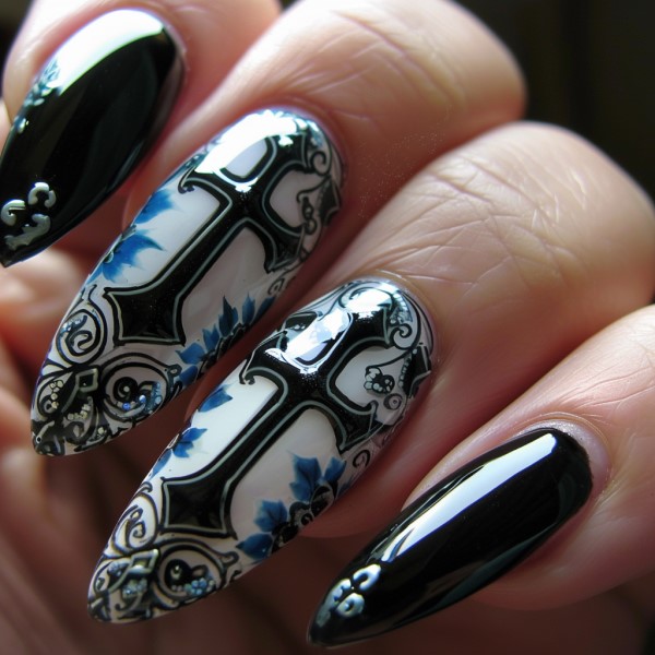 fancy nail design