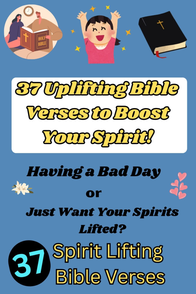 Uplifting Bible Verses Pin