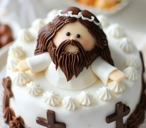Easy Christian Cake Ideas: Simple Jesus, Angel & Cross Cakes