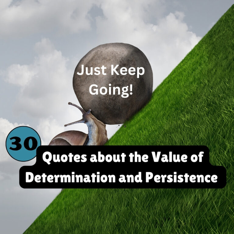 30 Inspirational Quotes About Determination and Persistence