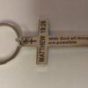 Matthew Bible Verse Keychain