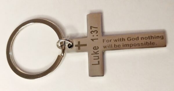 Luke Bible Verse Keychain