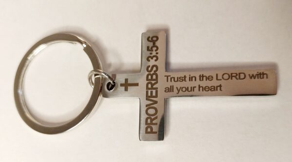 Proverbs Bible Verse Keychain