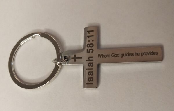 Isaiah Bible Verse Keychain