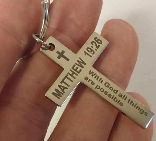 Bible Verse Christian Keychain