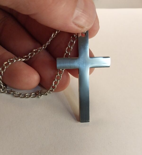 Metal Cross Chain Necklace