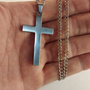 Metal Cross Chain Necklace