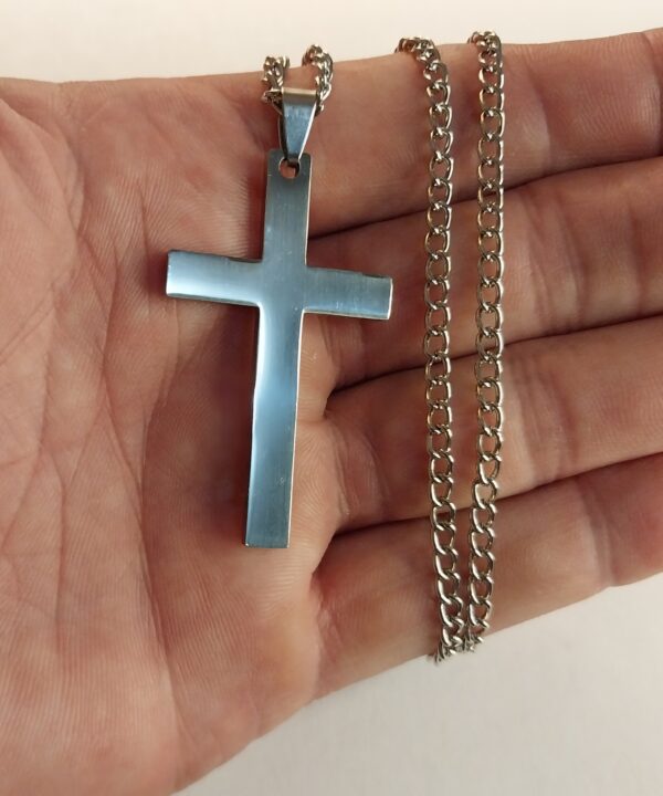 Metal Cross Chain Necklace