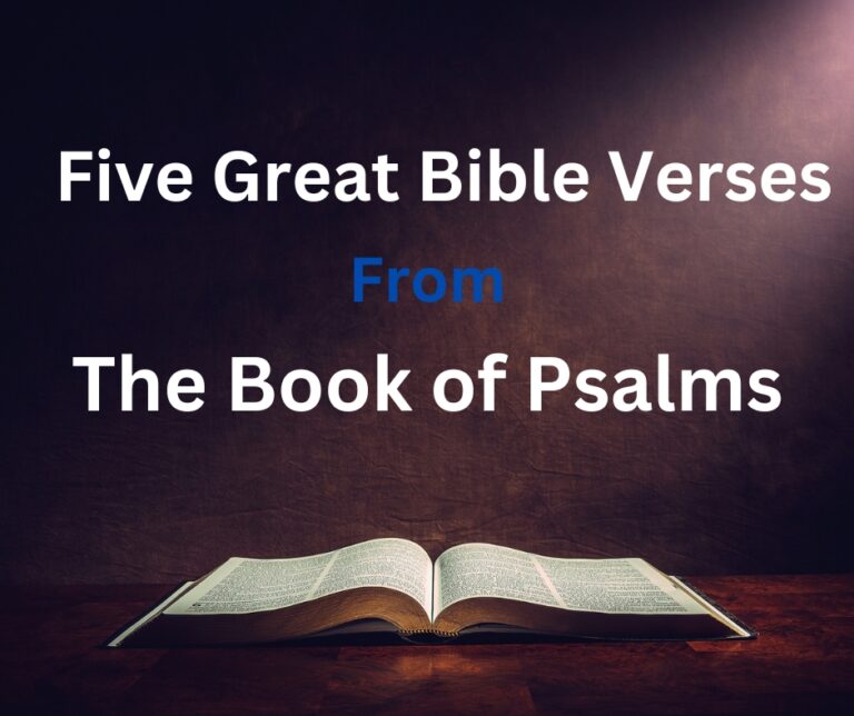 Five Great Bible Verses from Psalms