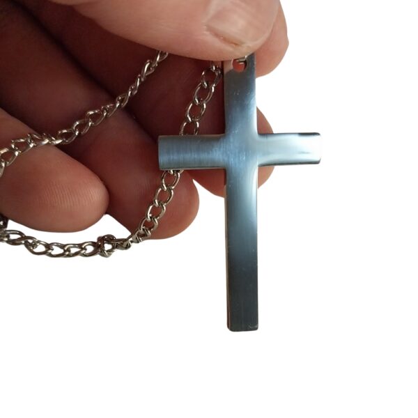 Metal Cross Chain Necklace