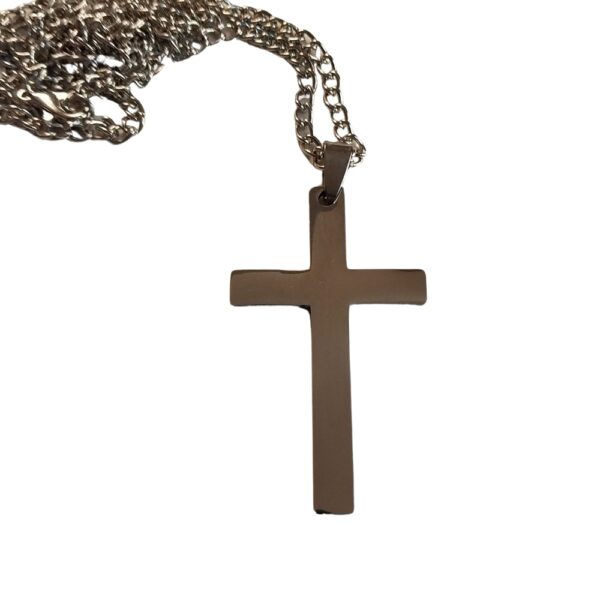 Metal Cross Chain Necklace