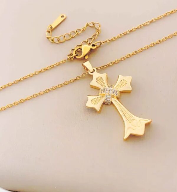 Gold Cross Necklace Women's Cheap