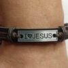 I love Jesus Leather Bracelet