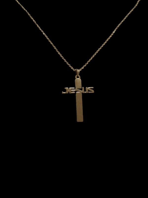 Gold Jesus Necklace