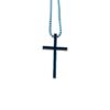 Black Center Cross Necklace