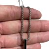 Black Center Cross Necklace