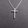 Silver Plated Cross Chain Necklace