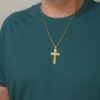Gold Layered Cross Necklace