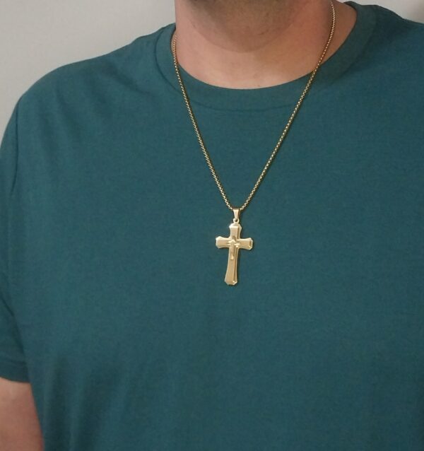 Gold Layered Cross Necklace