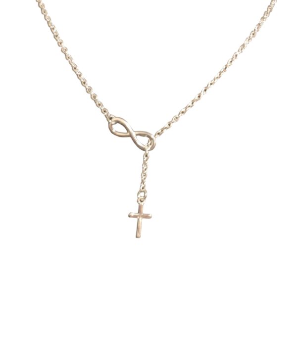 Infinite Cross Necklace Women's