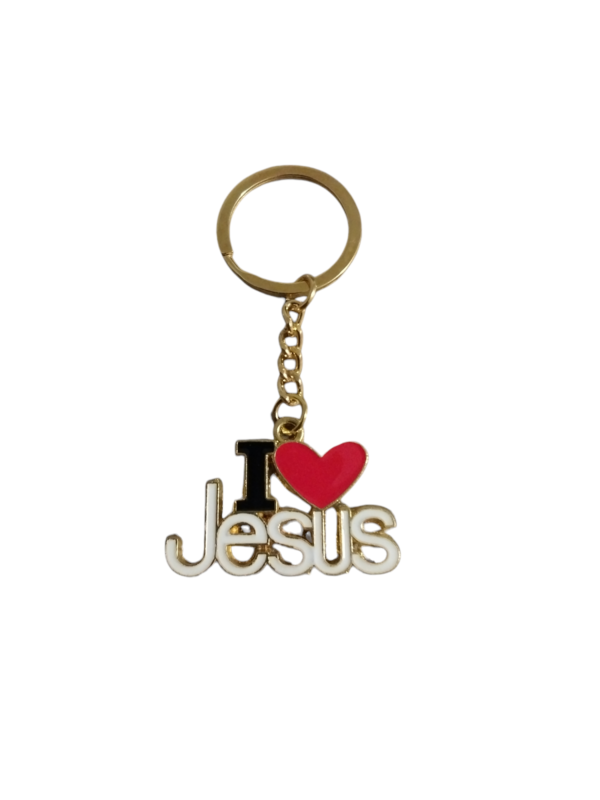 I heart Jesus Keychain