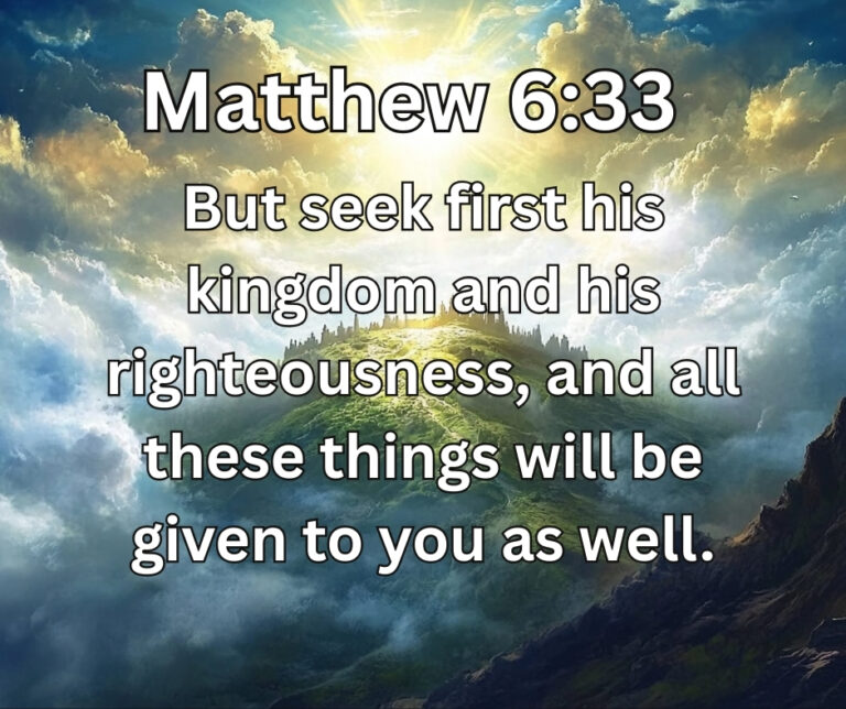 Matthew 6:33